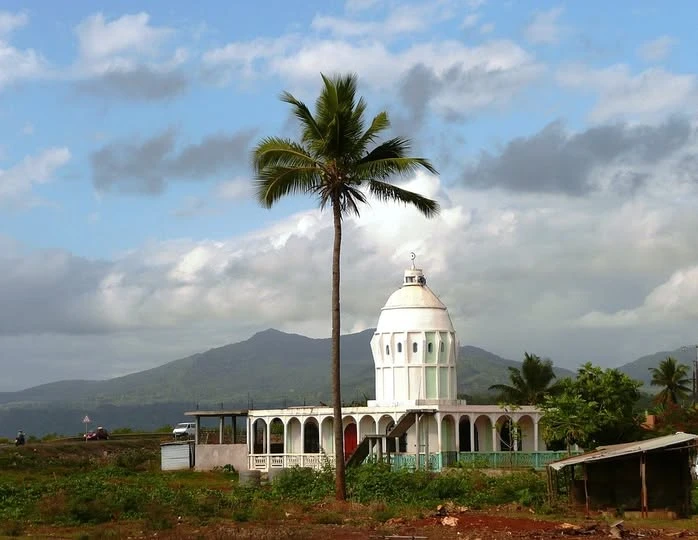 Mayotte’de bulunan bir camii.